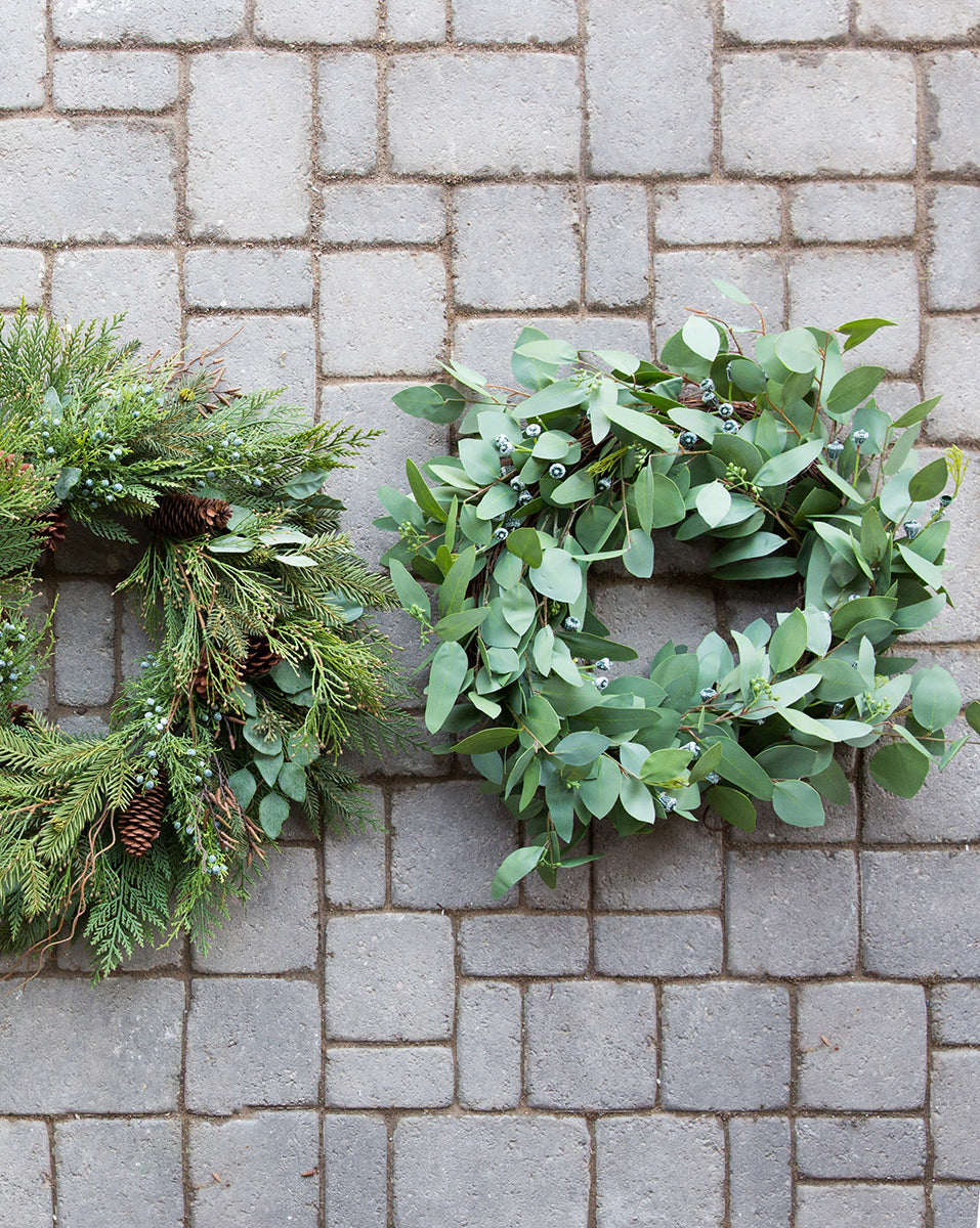 Faux Seeded Eucalyptus Wreath