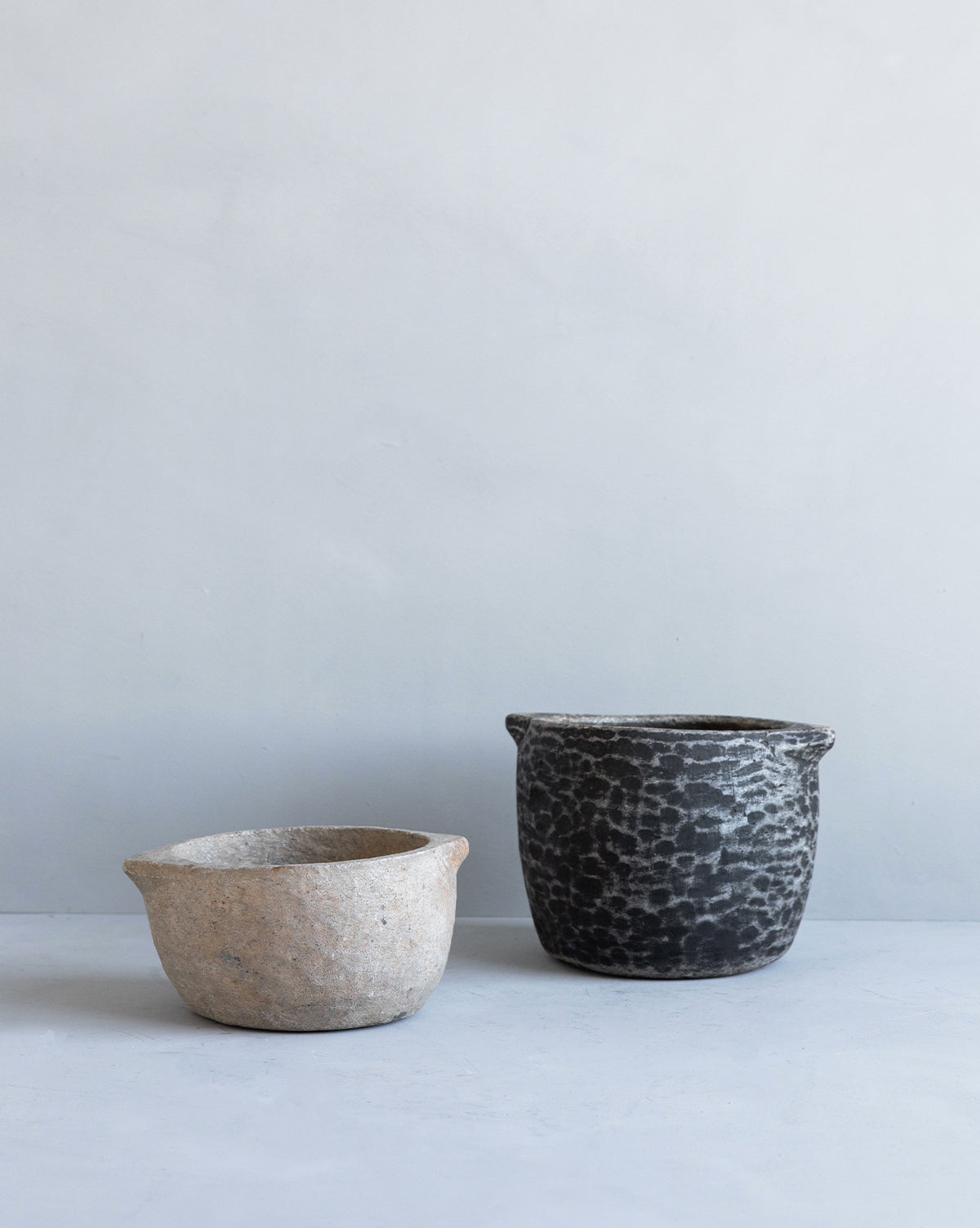 Found Granite Pot