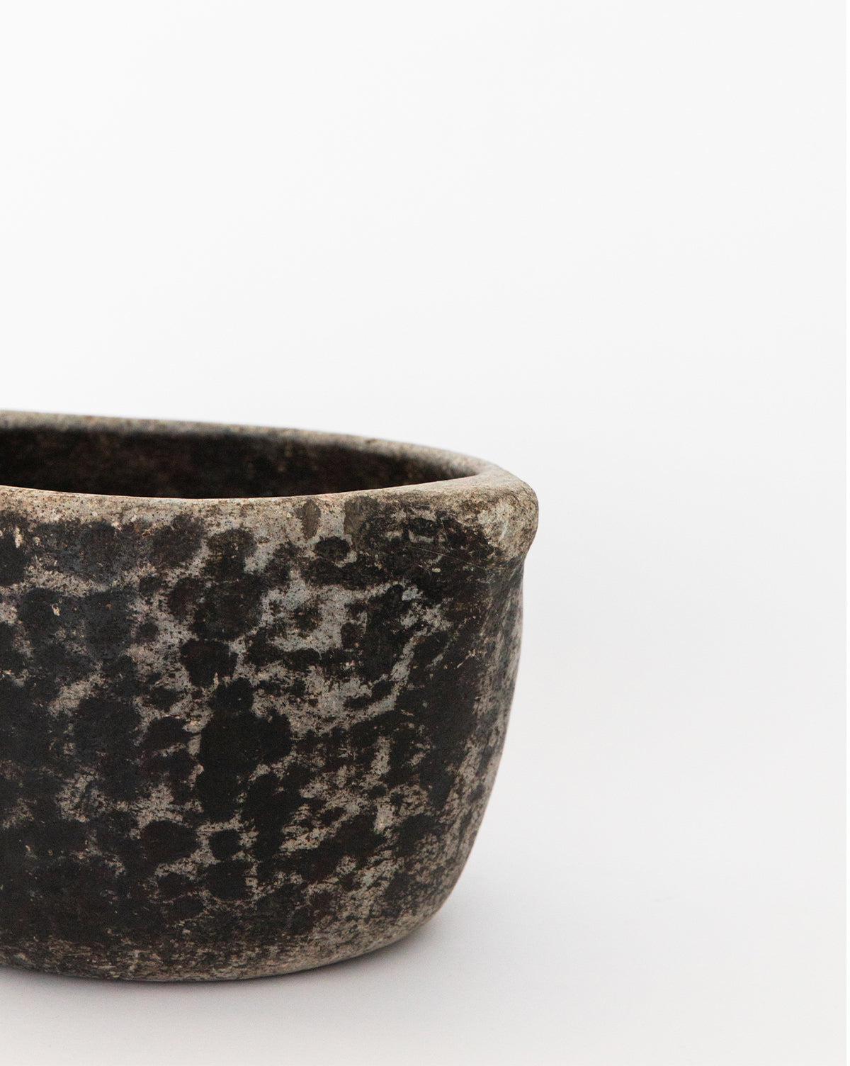 Found Granite Pot