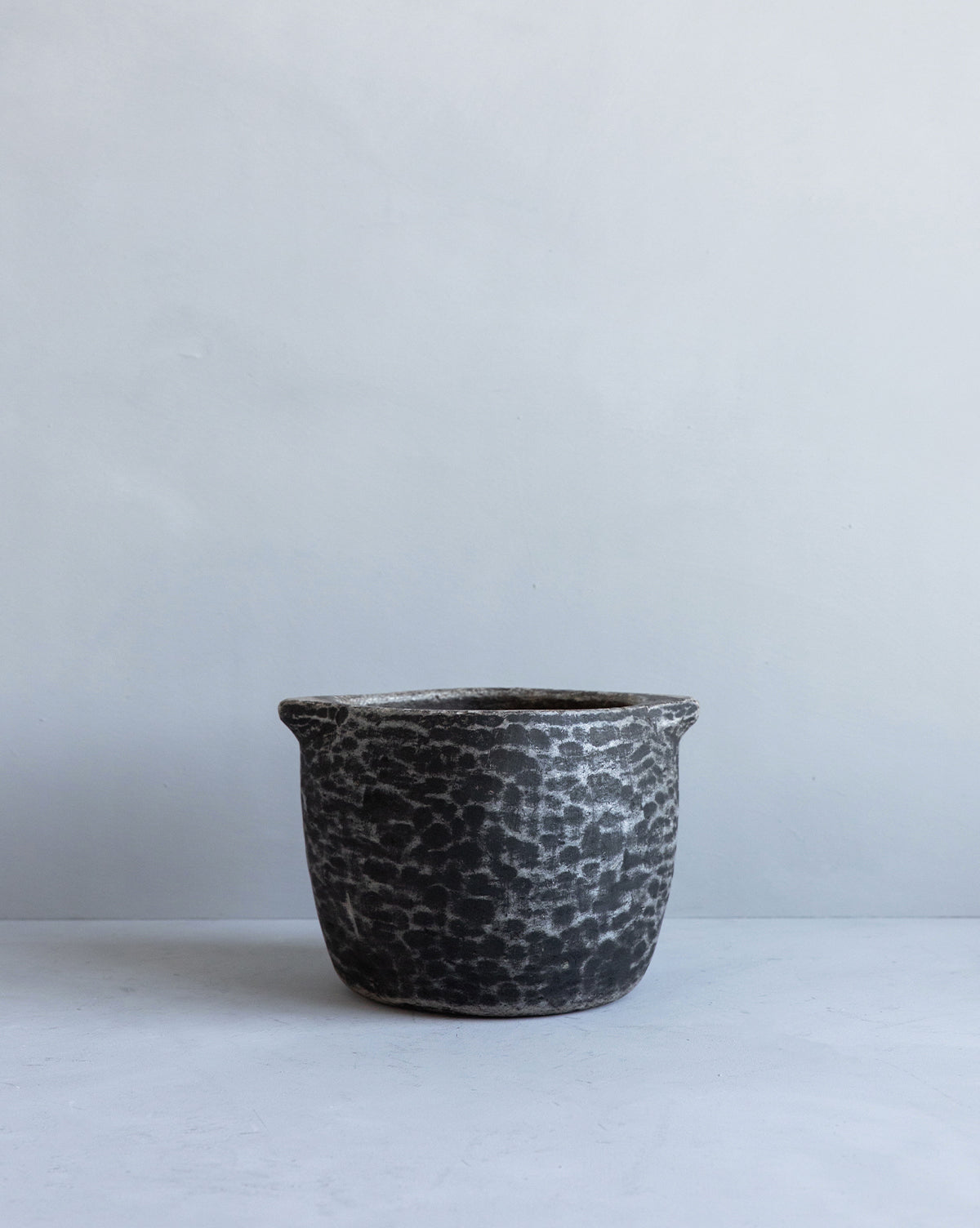 Found Granite Pot