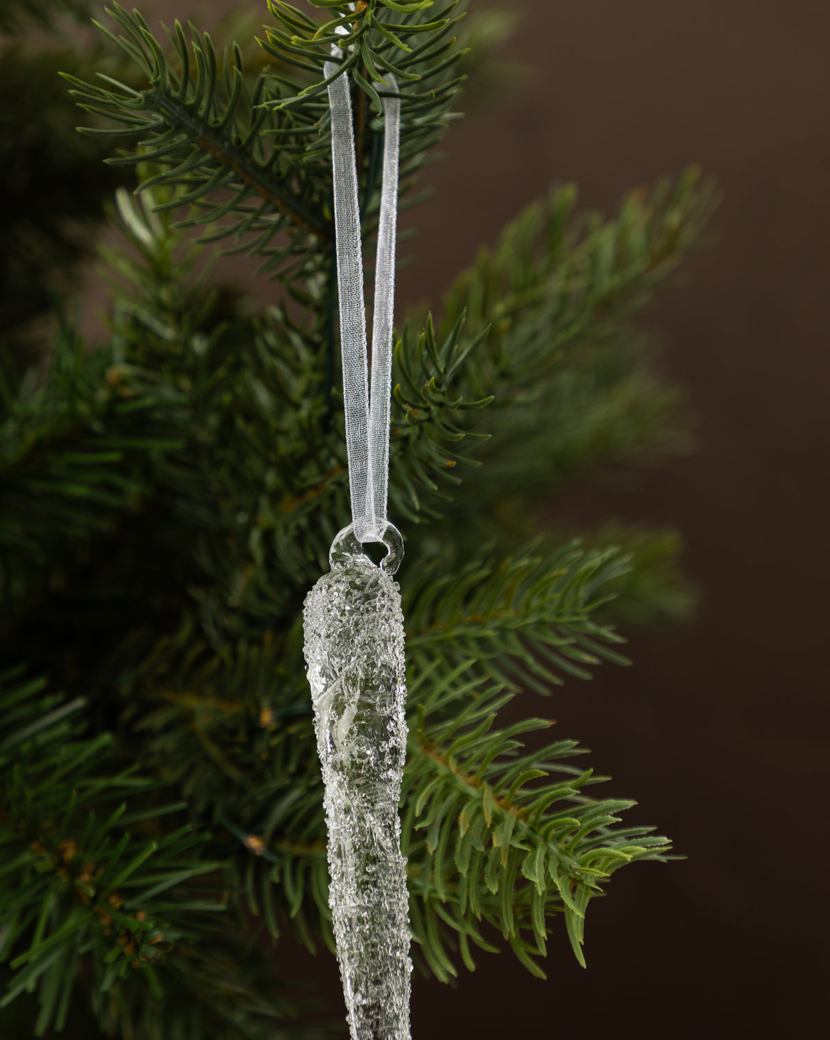 Frosted Icicle Ornaments (Set of 3)