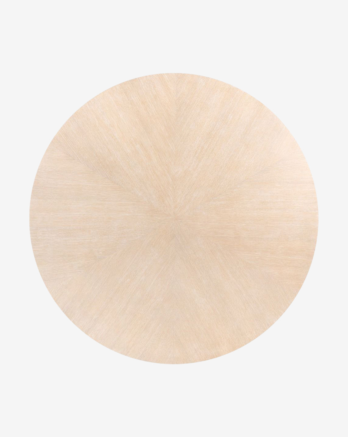 A light wood tabletop with subtle grain, shown on a white background—an elegant feature of the modern Gideon Dining Table, by McGee & Co.
