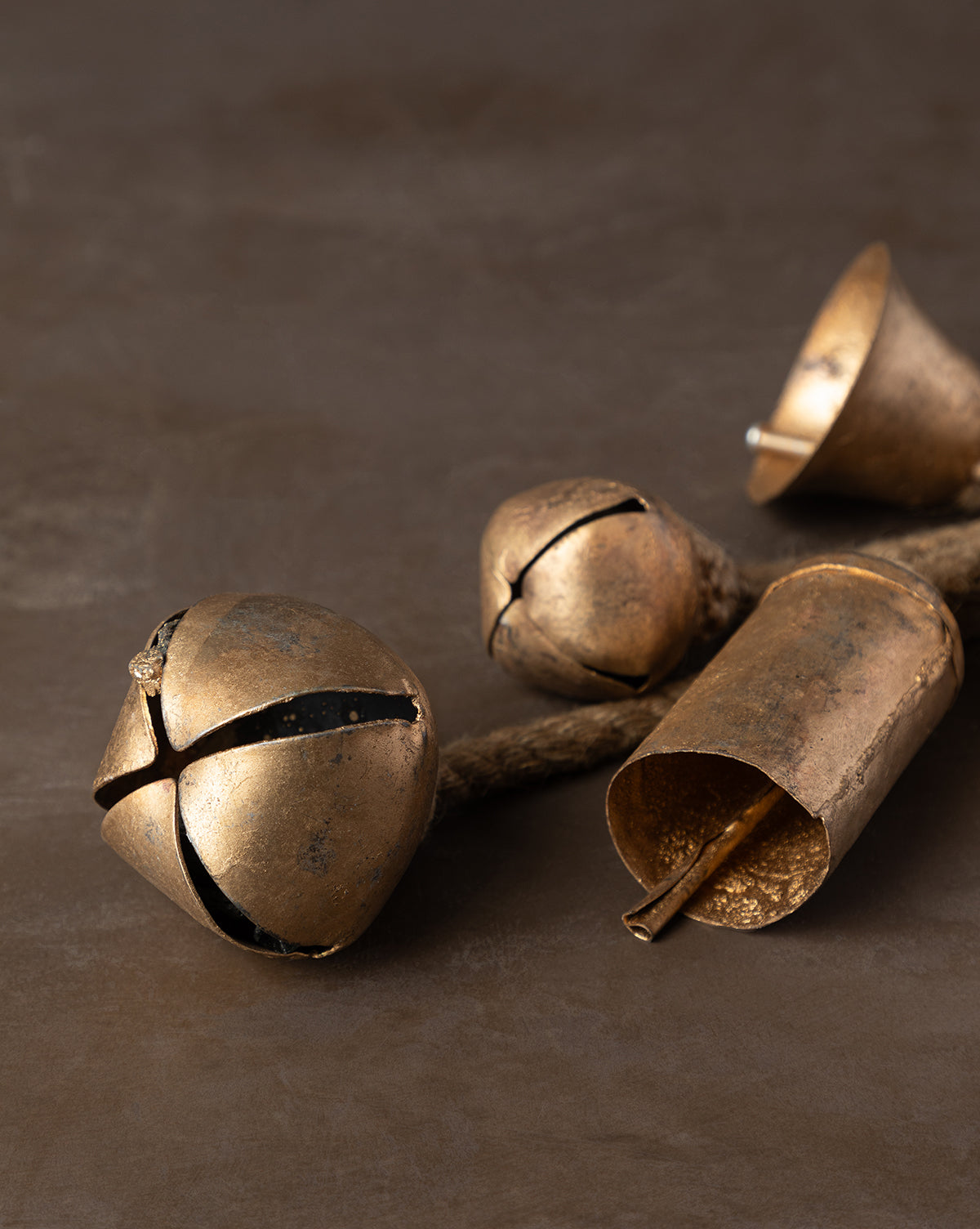 Golden Metal Bells Door Hanger