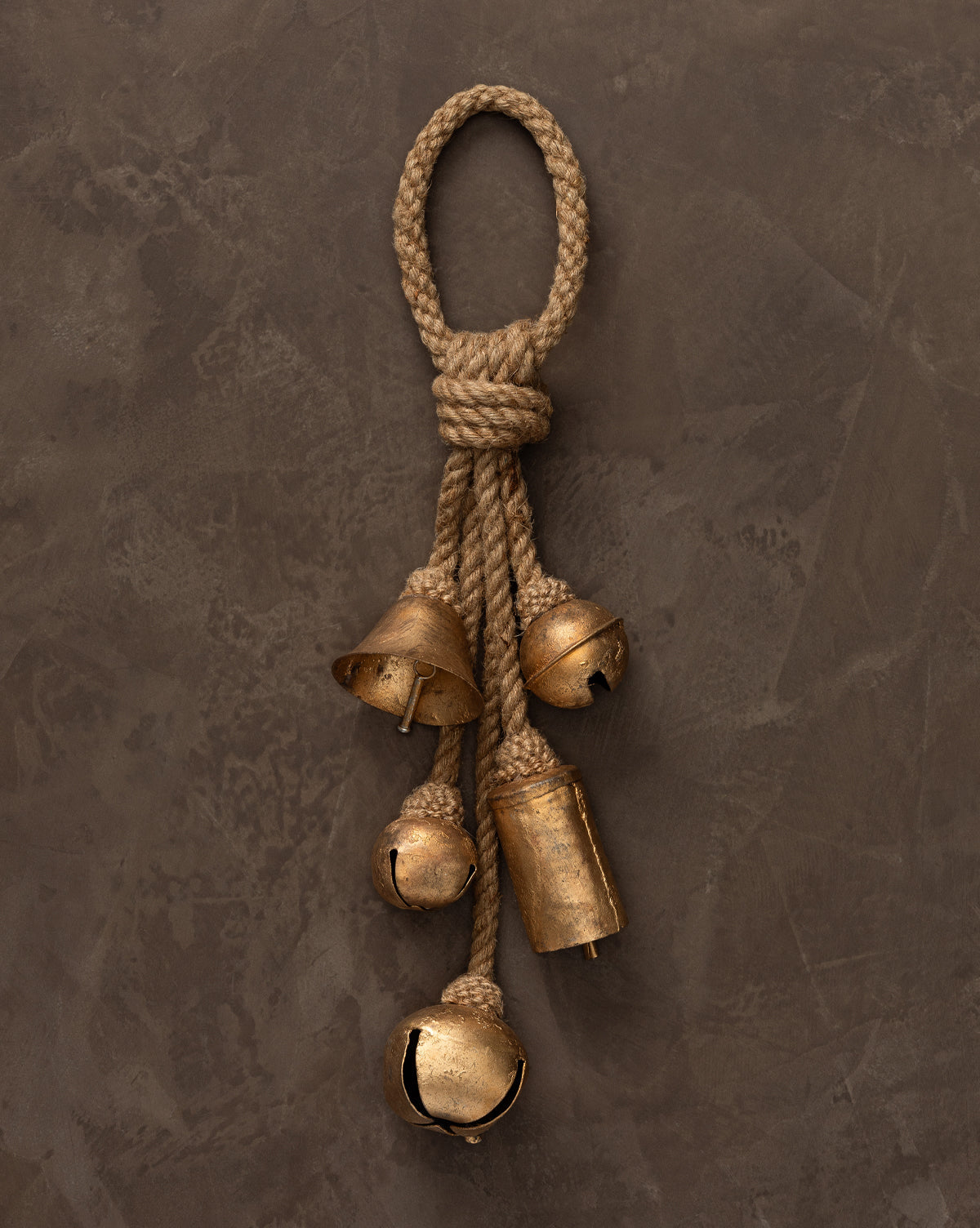 Golden Metal Bells Door Hanger
