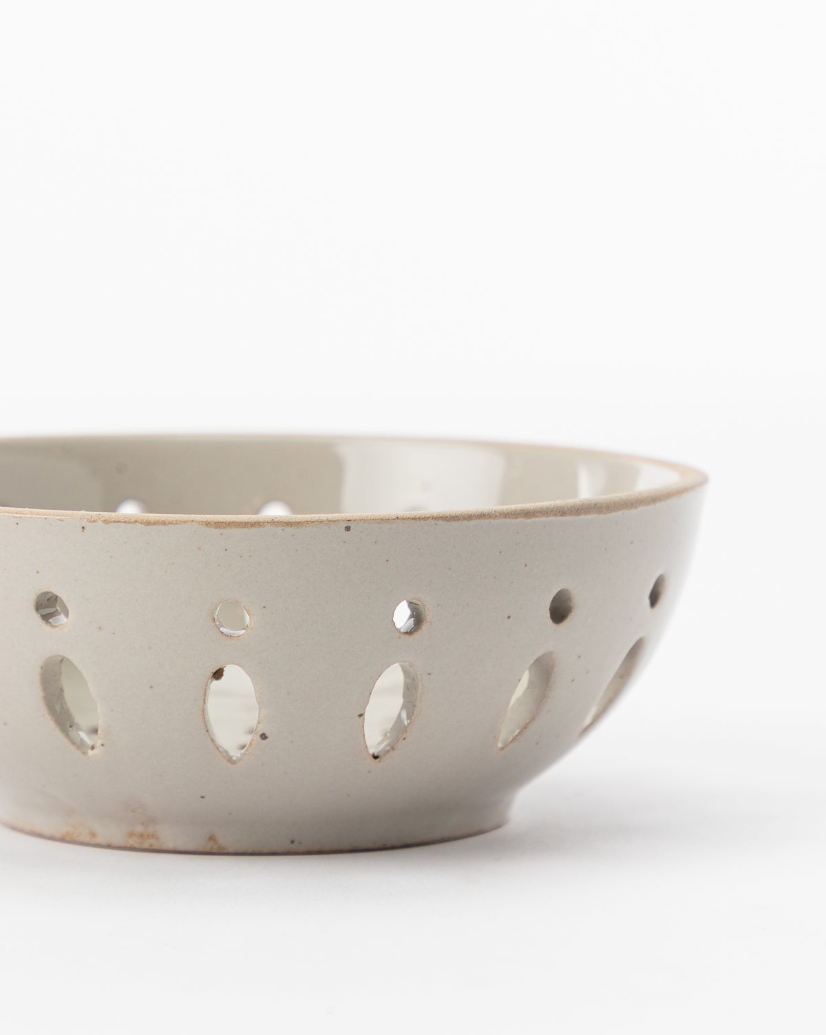 Gray Stoneware Berry Bowl