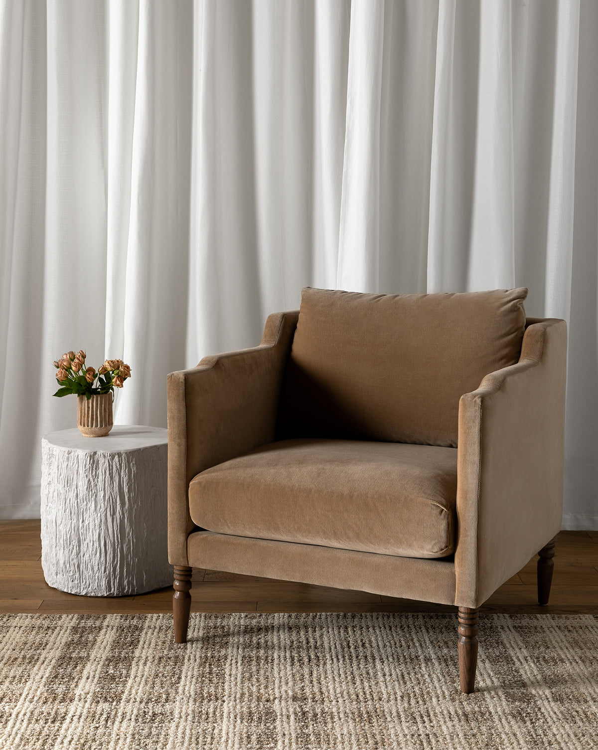 Grayson Travertine Vase