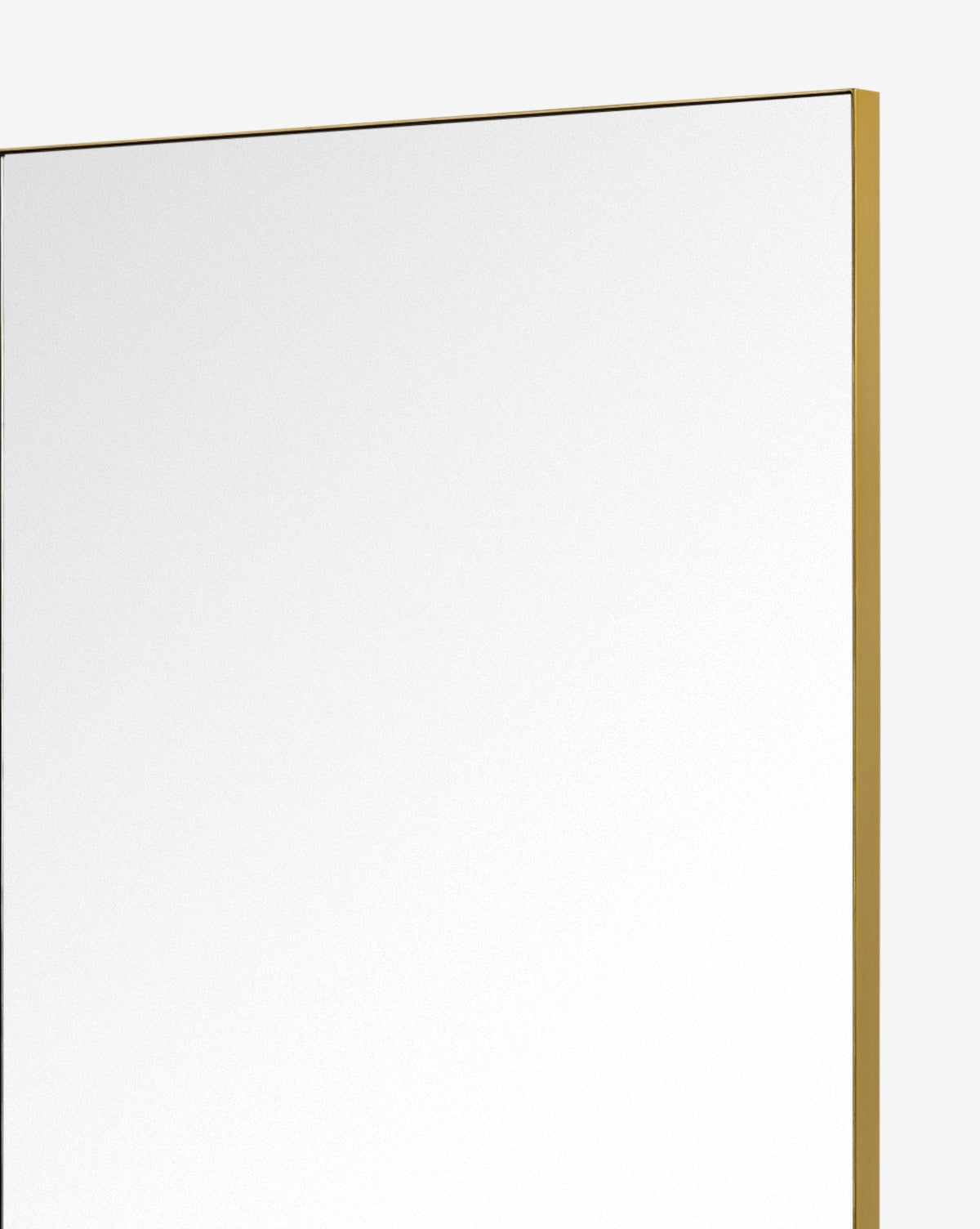 The Knowles Mirror is shown in close-up, highlighting its rectangular design and sleek black nickel frame set against a plain white background, by McGee & Co.