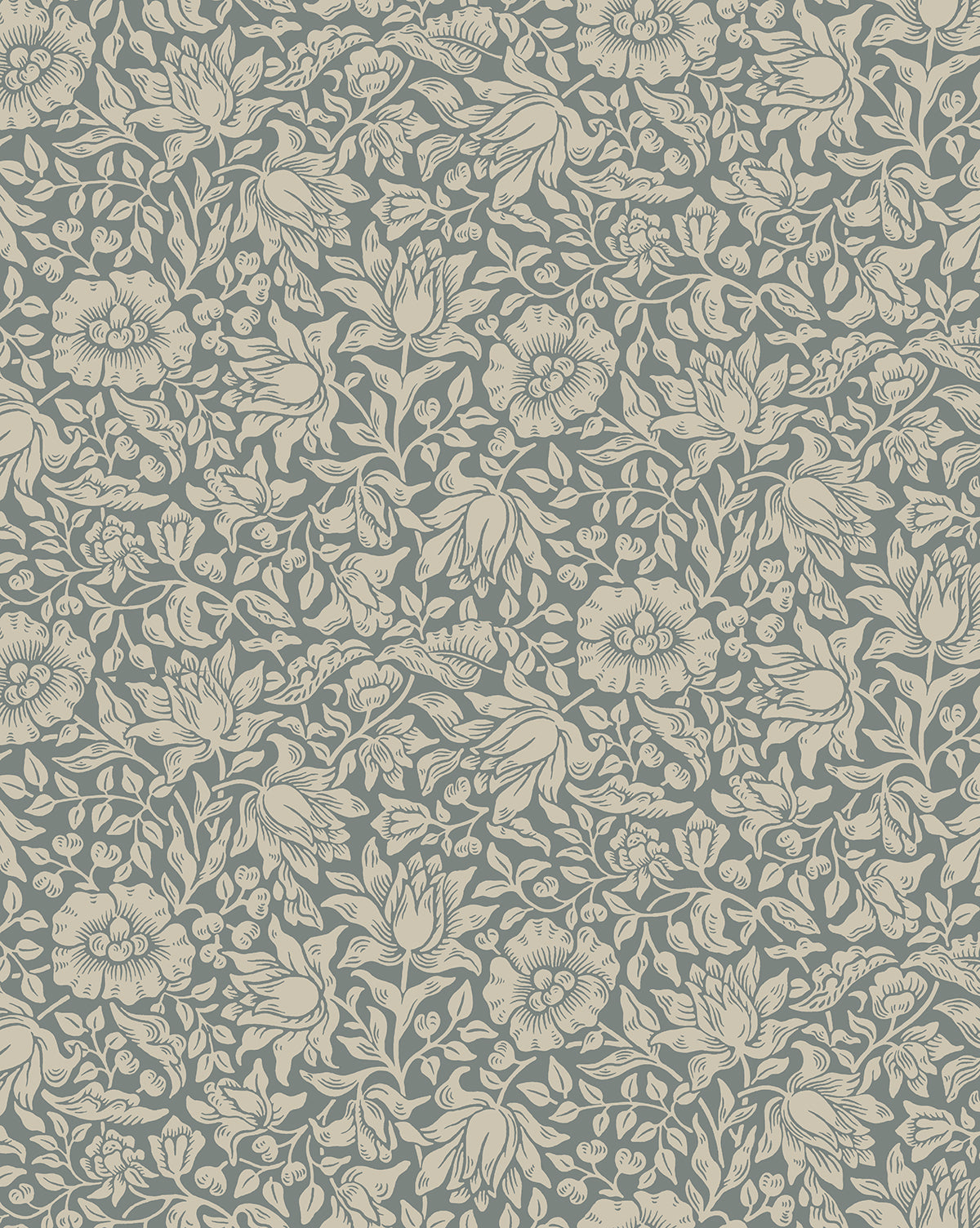 Morris & Co. x McGee & Co. Mallow Wallpaper