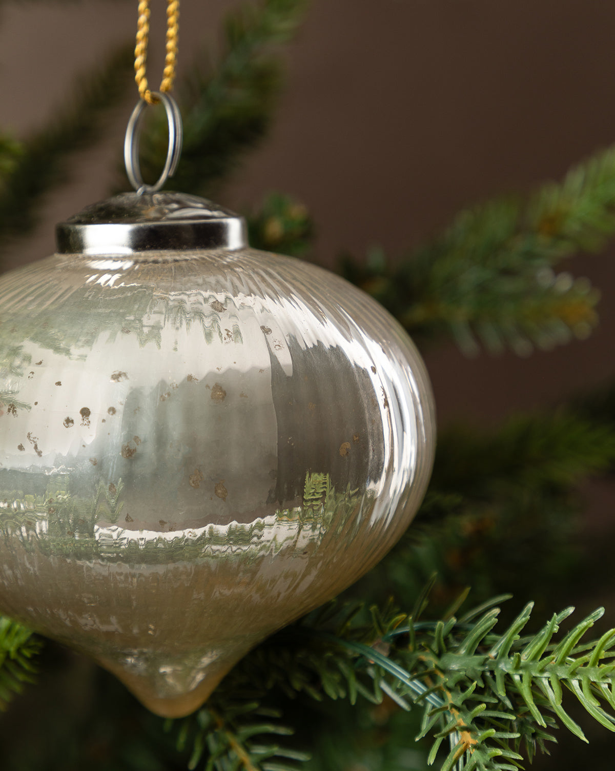 Marjorie Silver Ornament