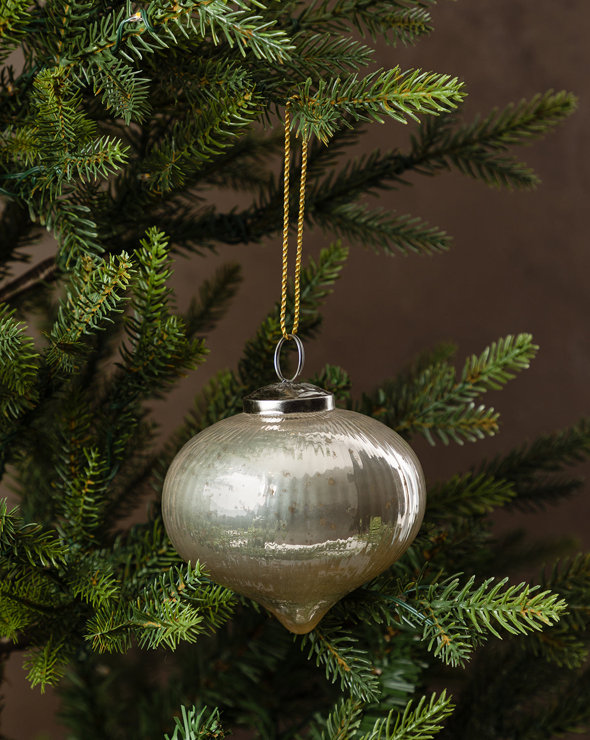 Marjorie Silver Ornament