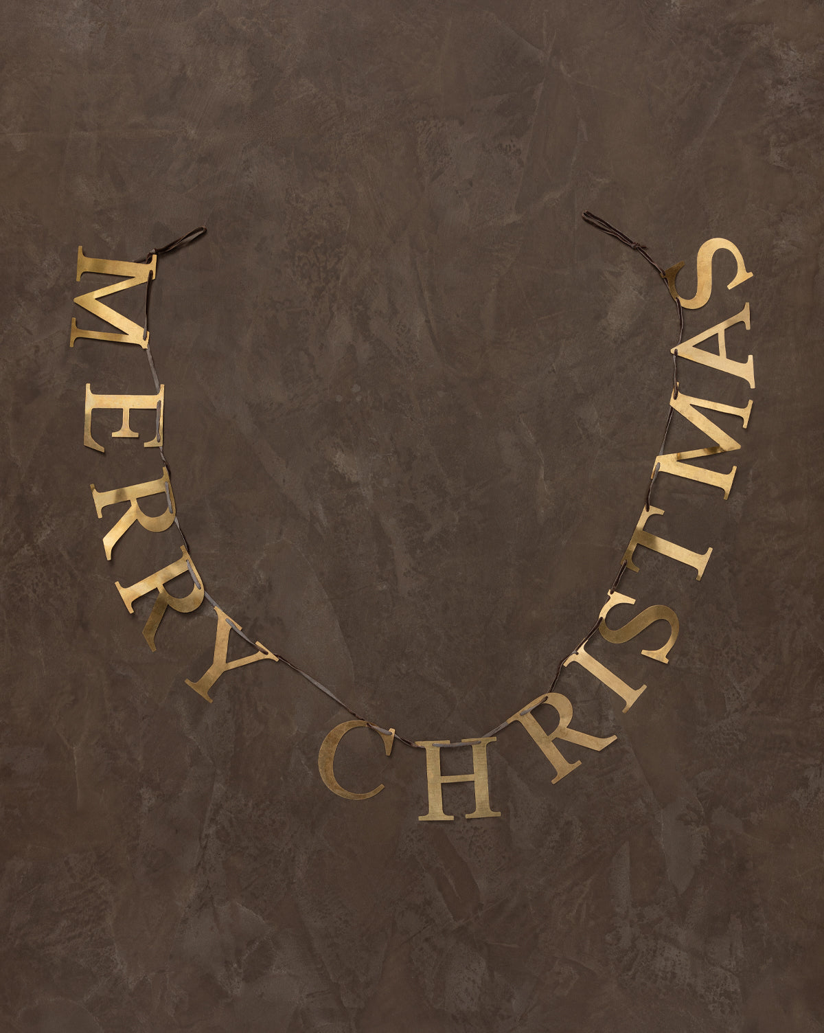 Merry Christmas Mantle Hanging