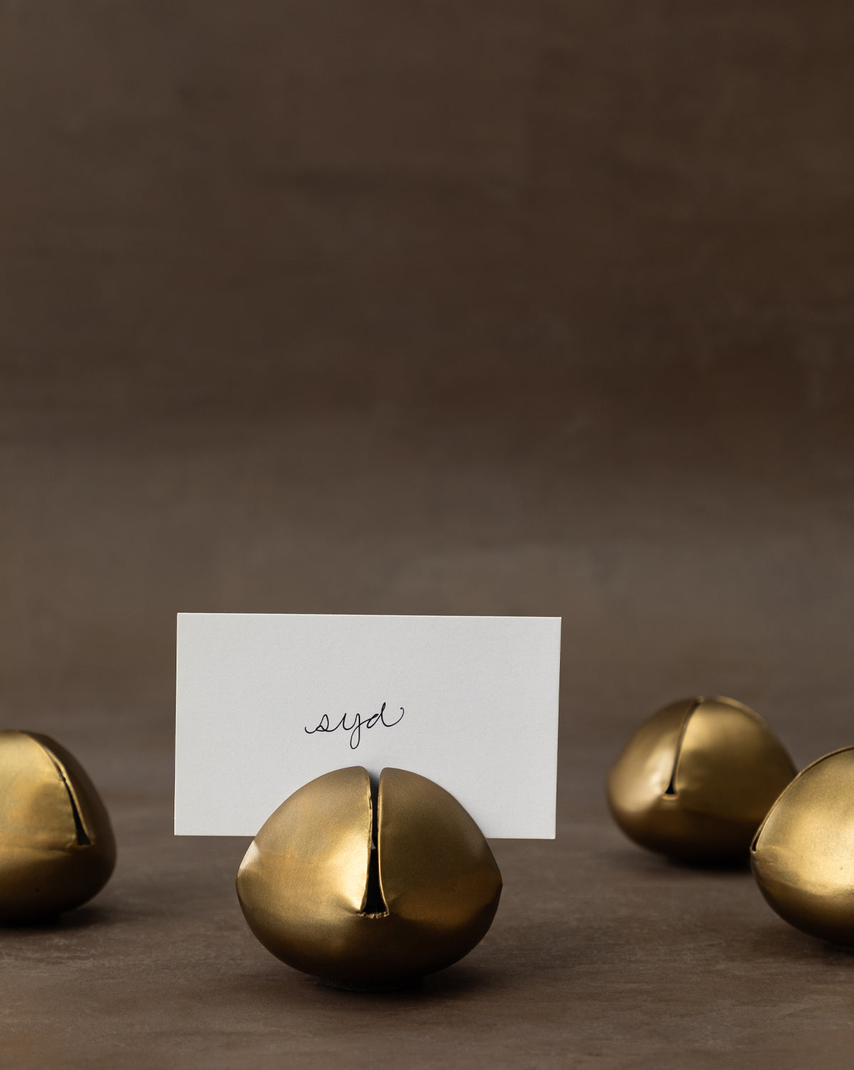 Metal Bell Place Card Holders (Set of 4)