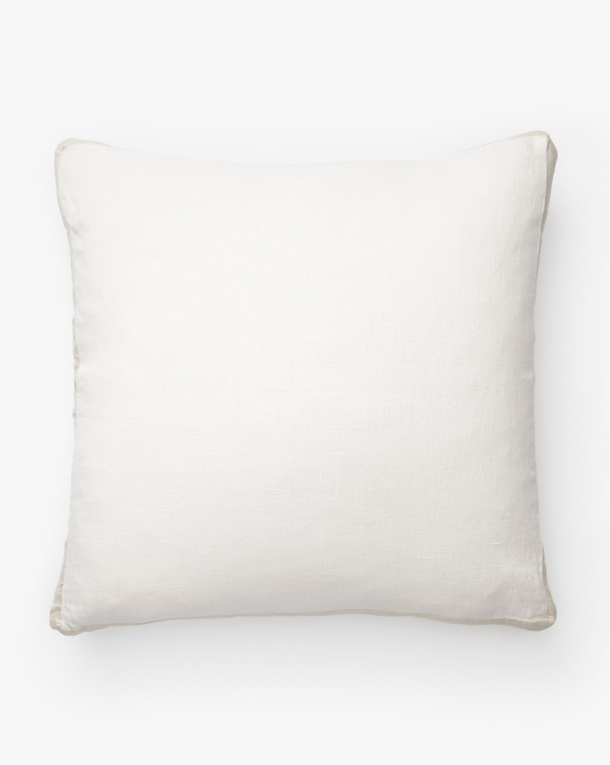 The Norton Cream Pillow Cover by Vini Exports features smooth fabric and a plain cream design, ideal for pillow styling, by McGee & Co. Photographed against a clean white background.