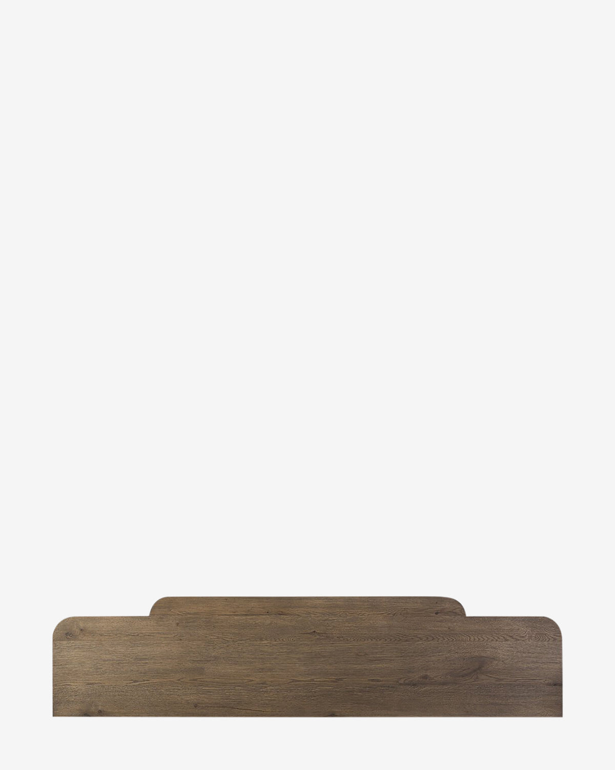 The Oswin Sideboard features a smooth wood finish and rounded top corners, inspired by the classic break-front design, shown against a plain white background by McGee & Co.