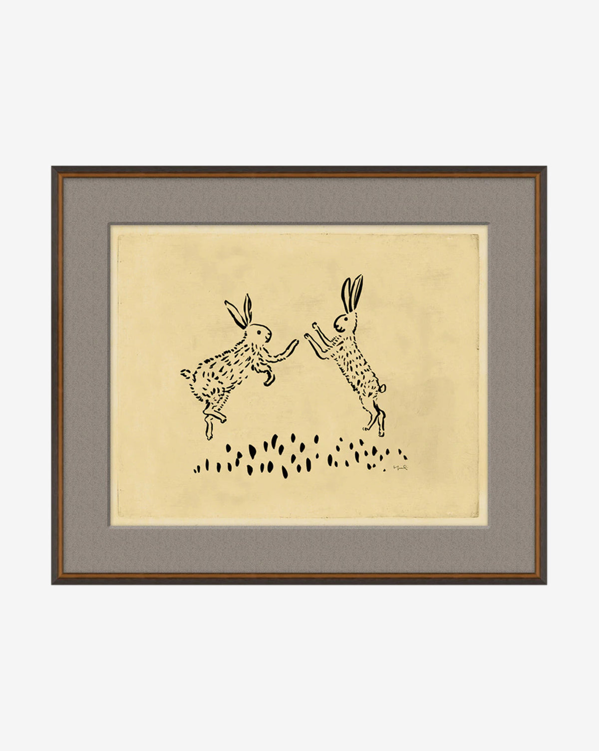 Rabbits at Play