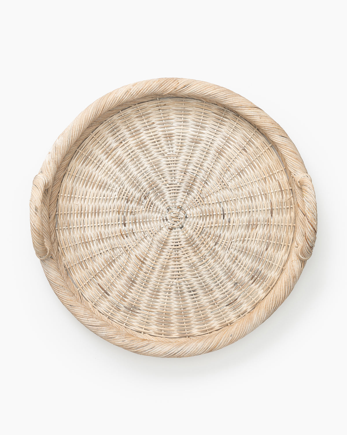 Round Wicker Tray