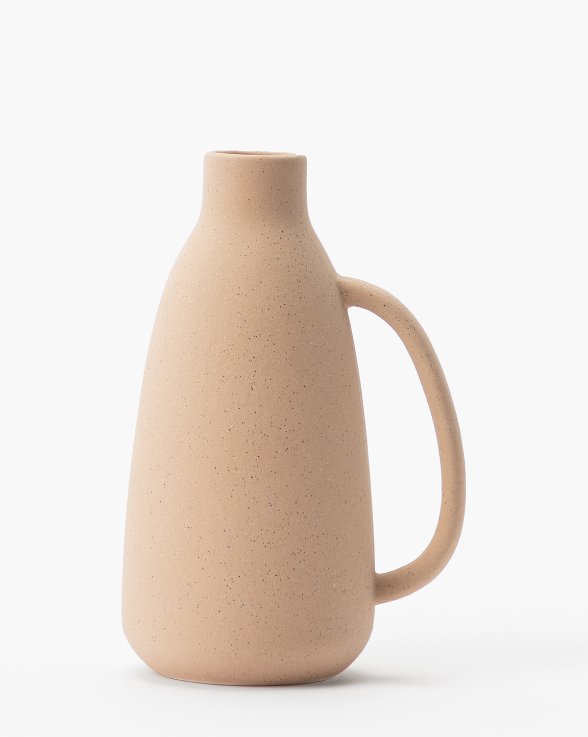 Taupe Handled Vase