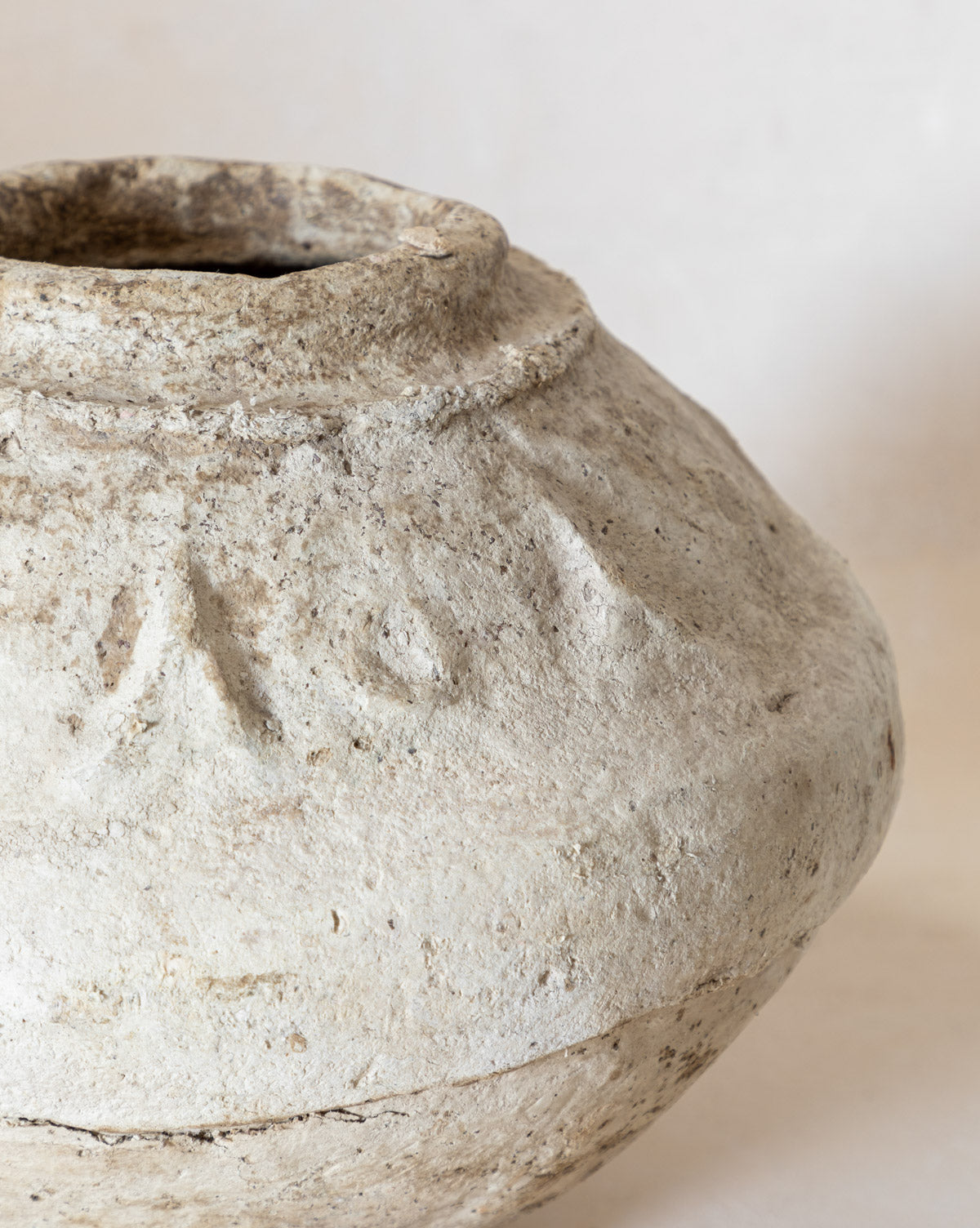 Vintage Paper Mache Jar