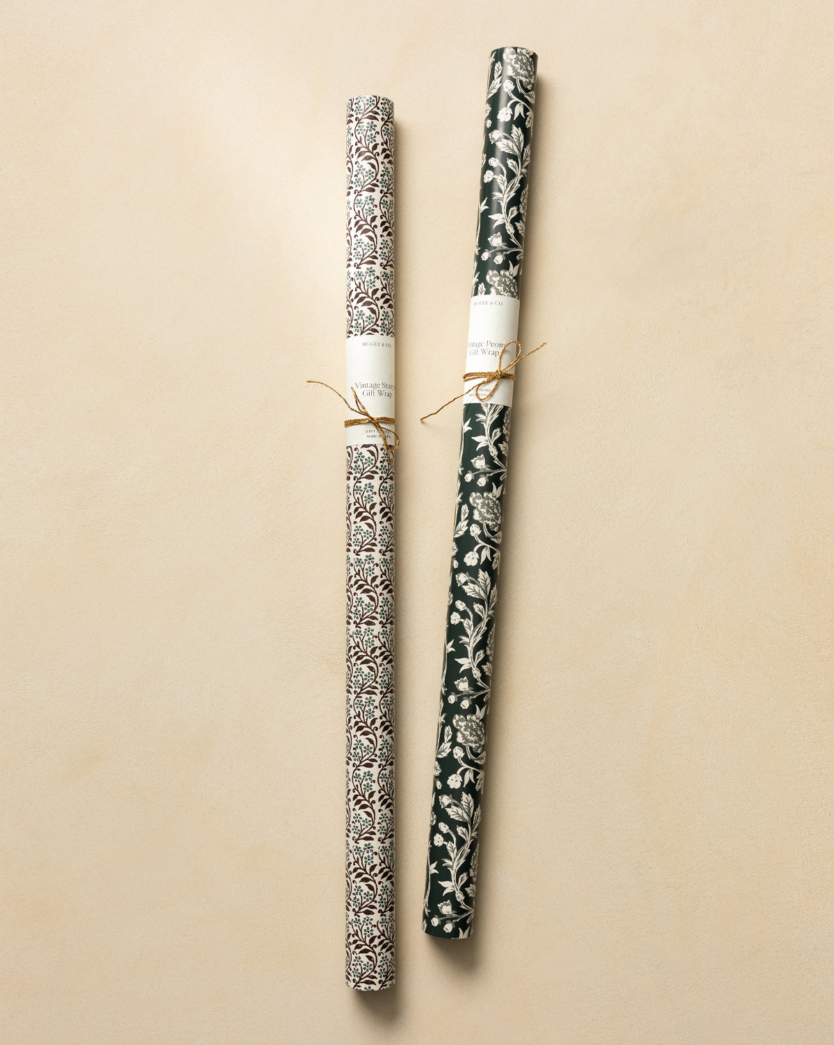 McGee & Co. wrapping paper for holiday gift wrap