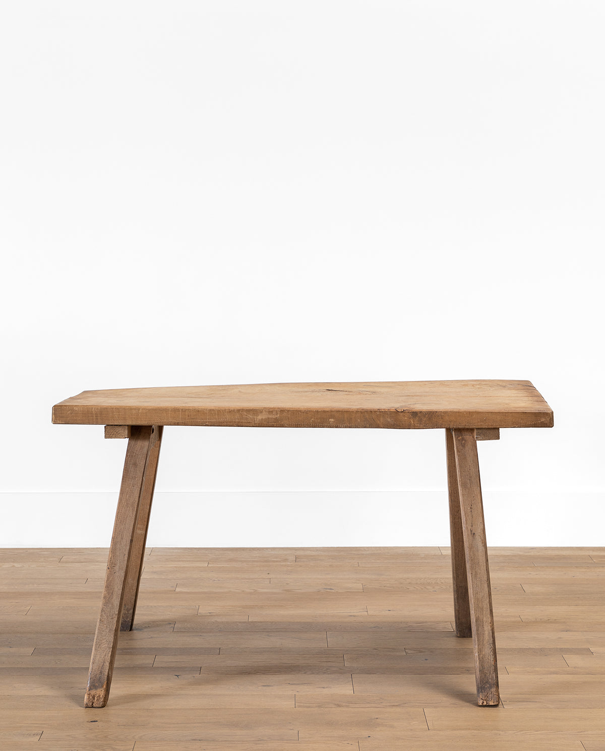 Vintage Raw Wooden Console