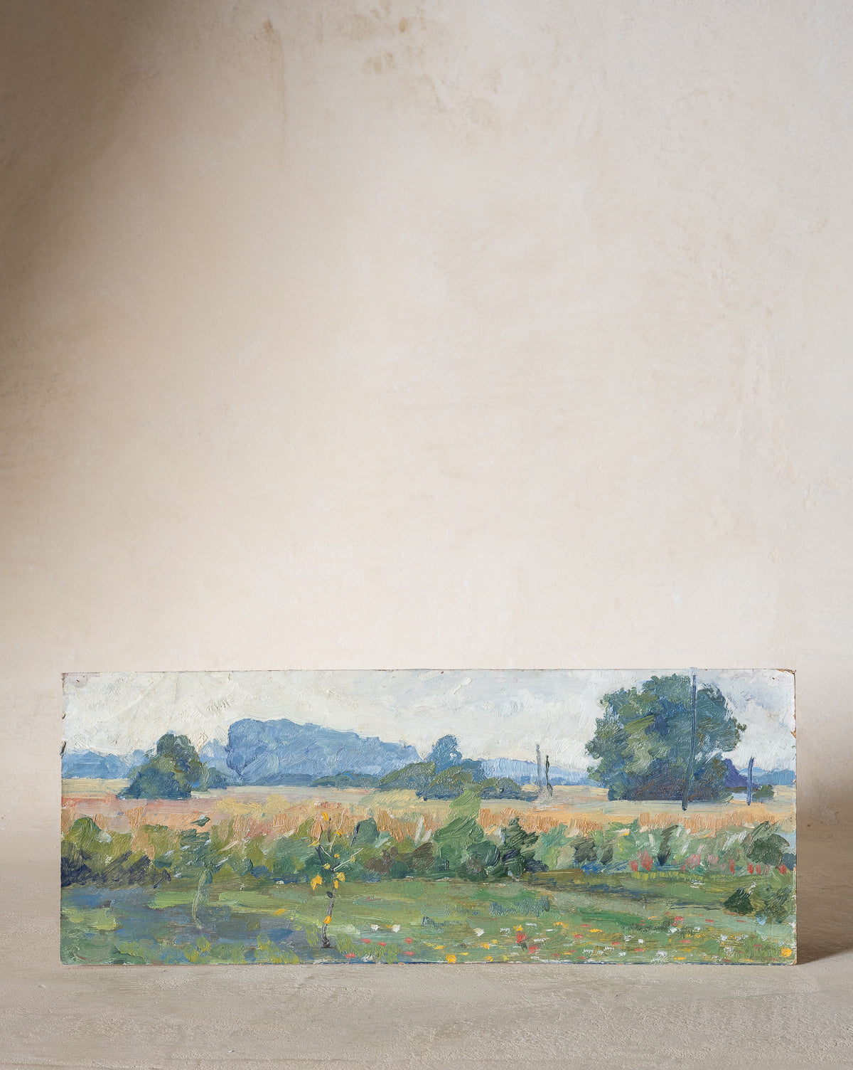 Vintage Spring Fields Painting