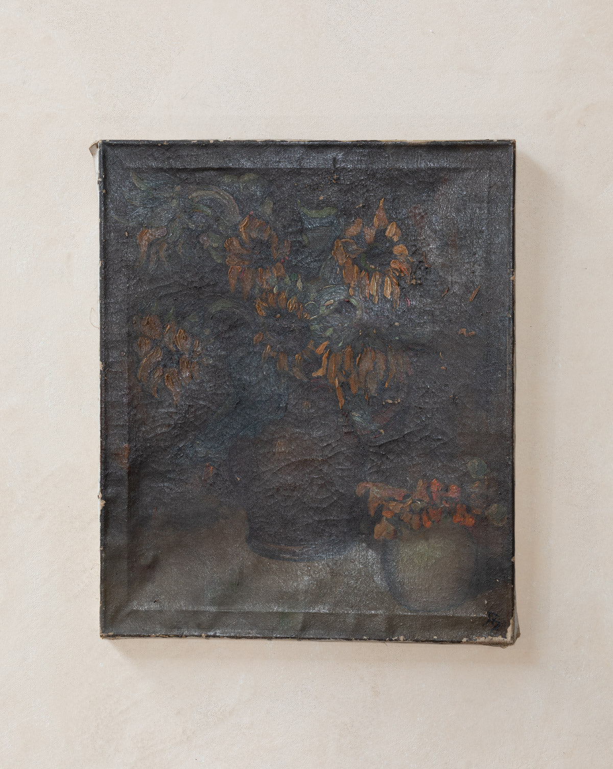 Vintage Sunflower Painting