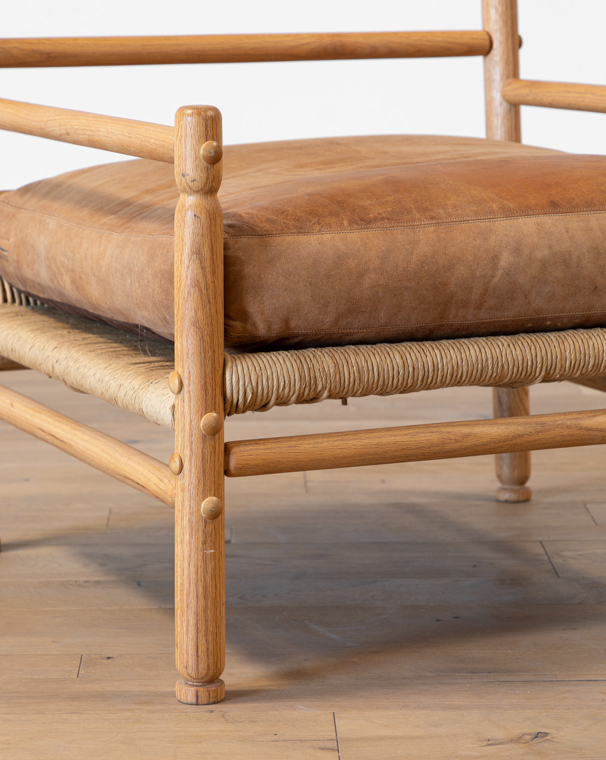Vintage Woven Lounge Chair