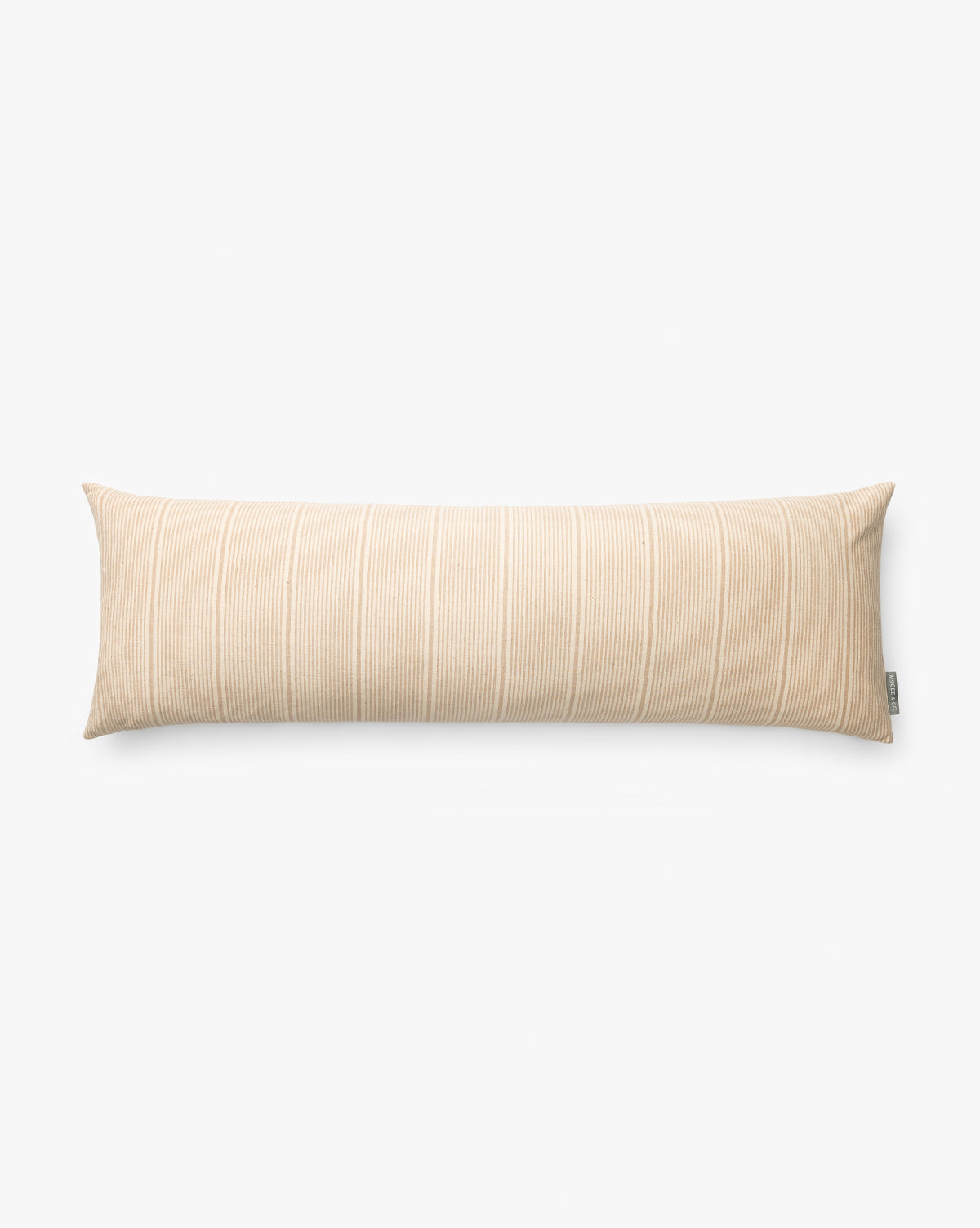 Vintage Light Brown Stripe Pillow Cover