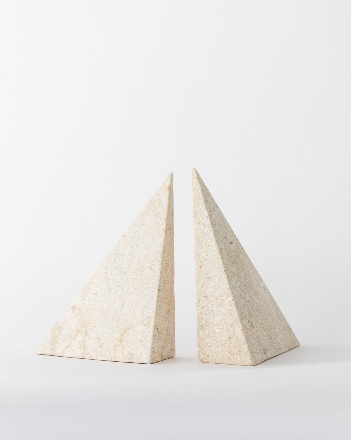 White Marble Bookends (Set of 2)