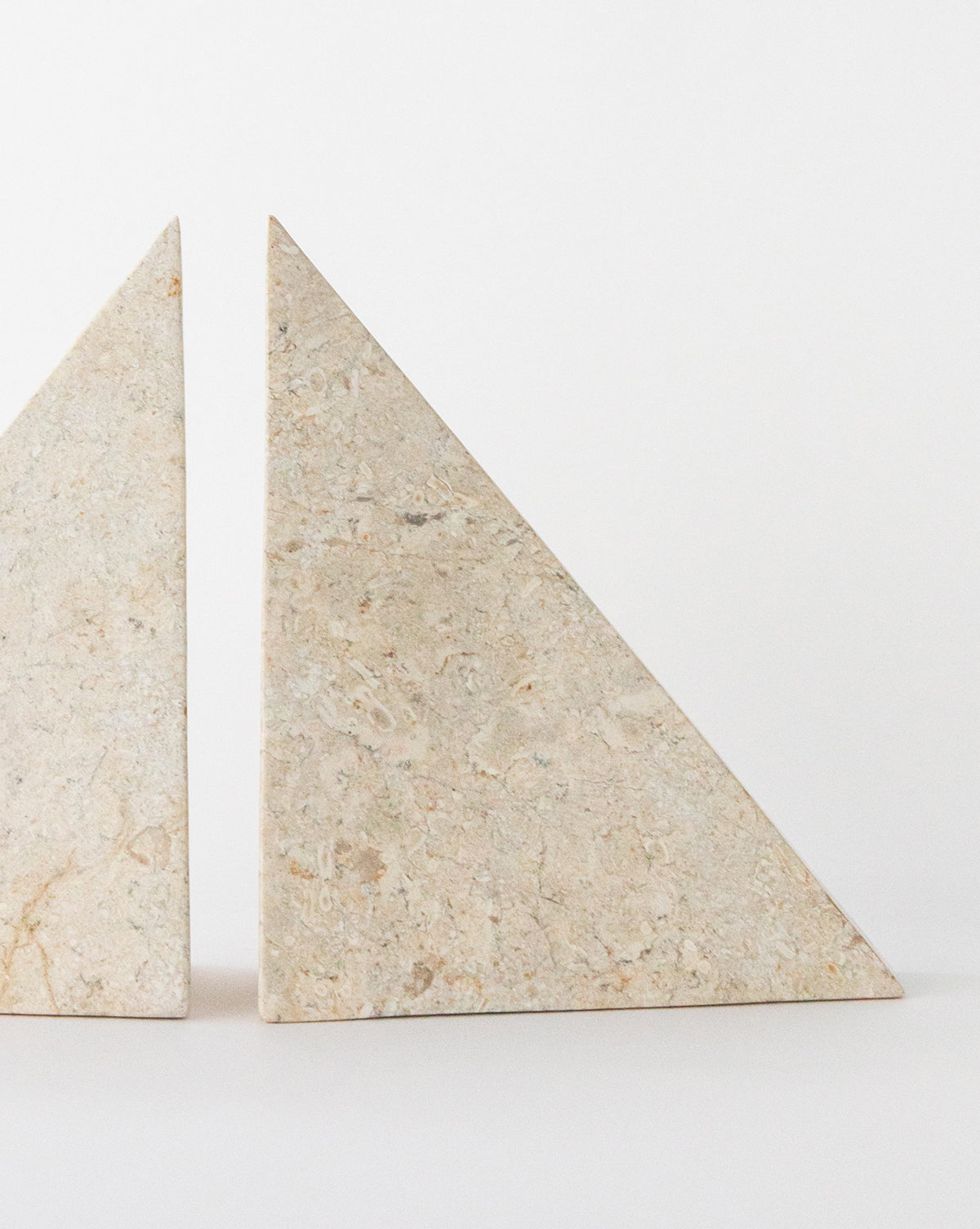 White Marble Bookends (Set of 2)