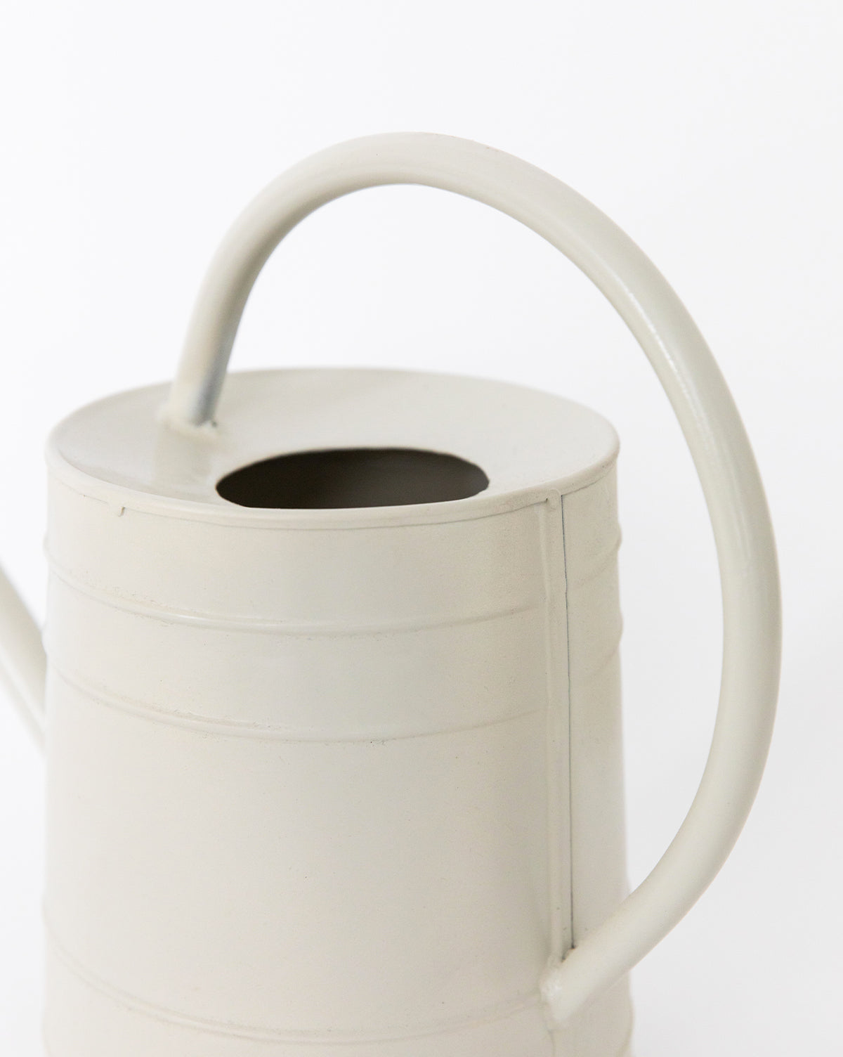 White Metal Watering Can