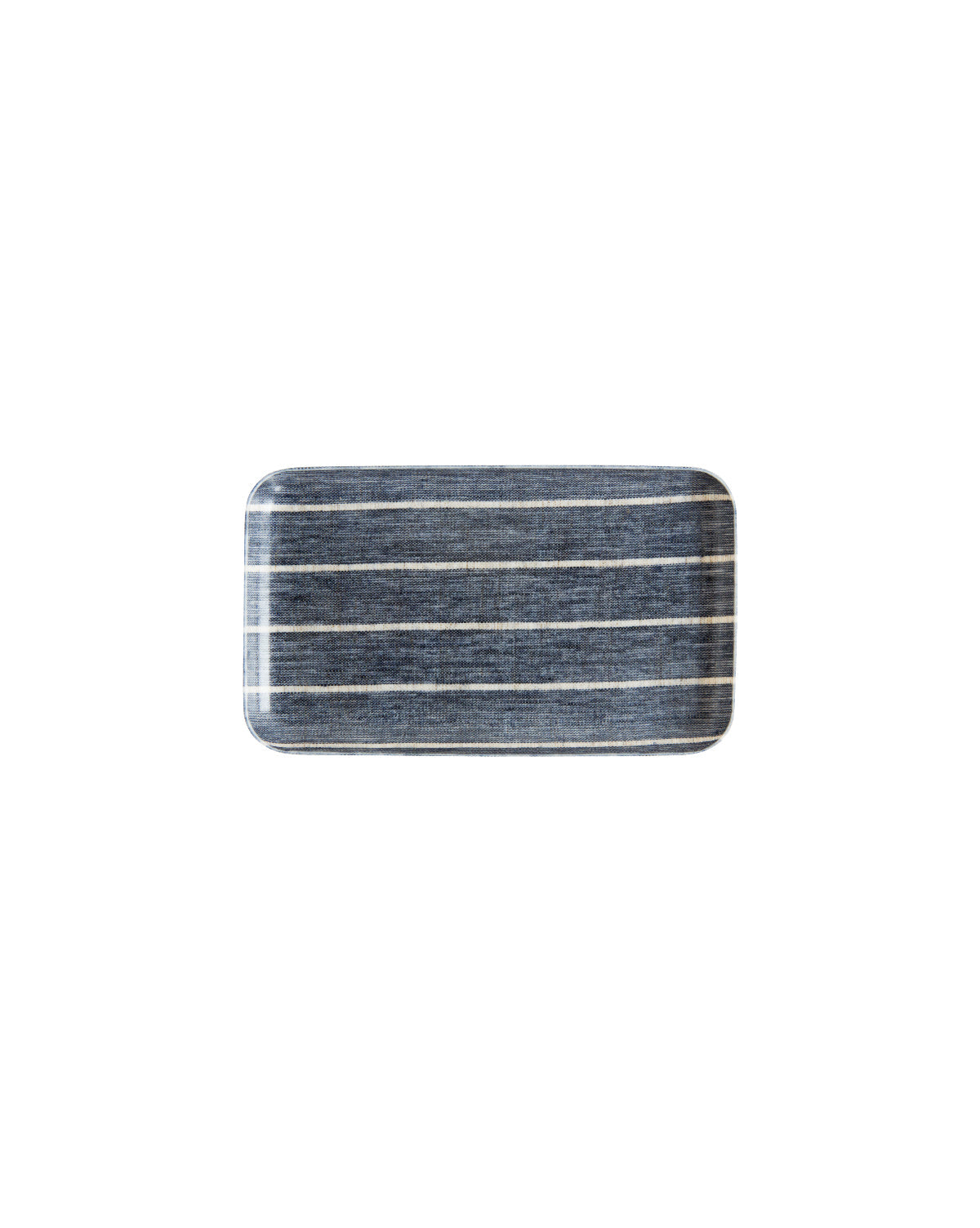Wide Stripe Linen Tray