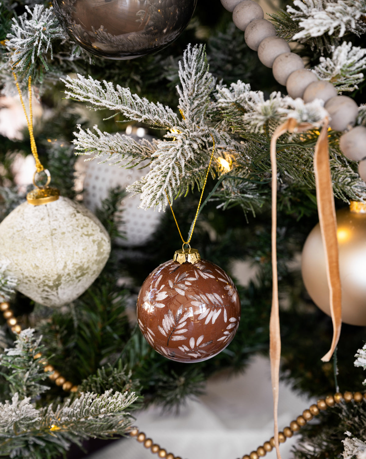 Scattered Botanical Ornaments (Set of 3)