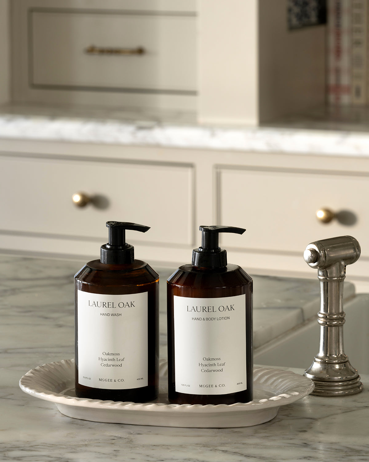 Adalina Creamy White Tray