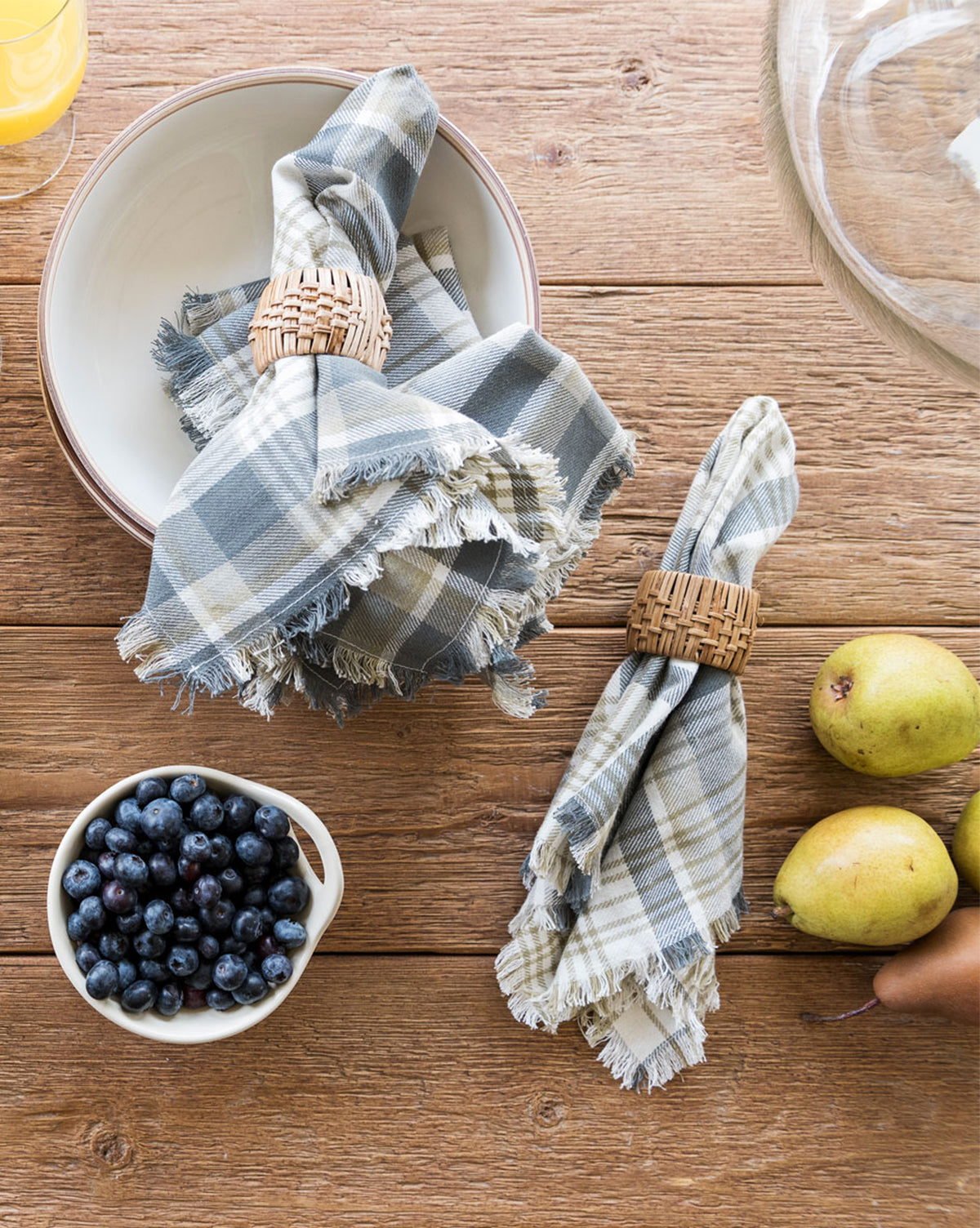 Montgomery Plaid Napkins (Set of 4)