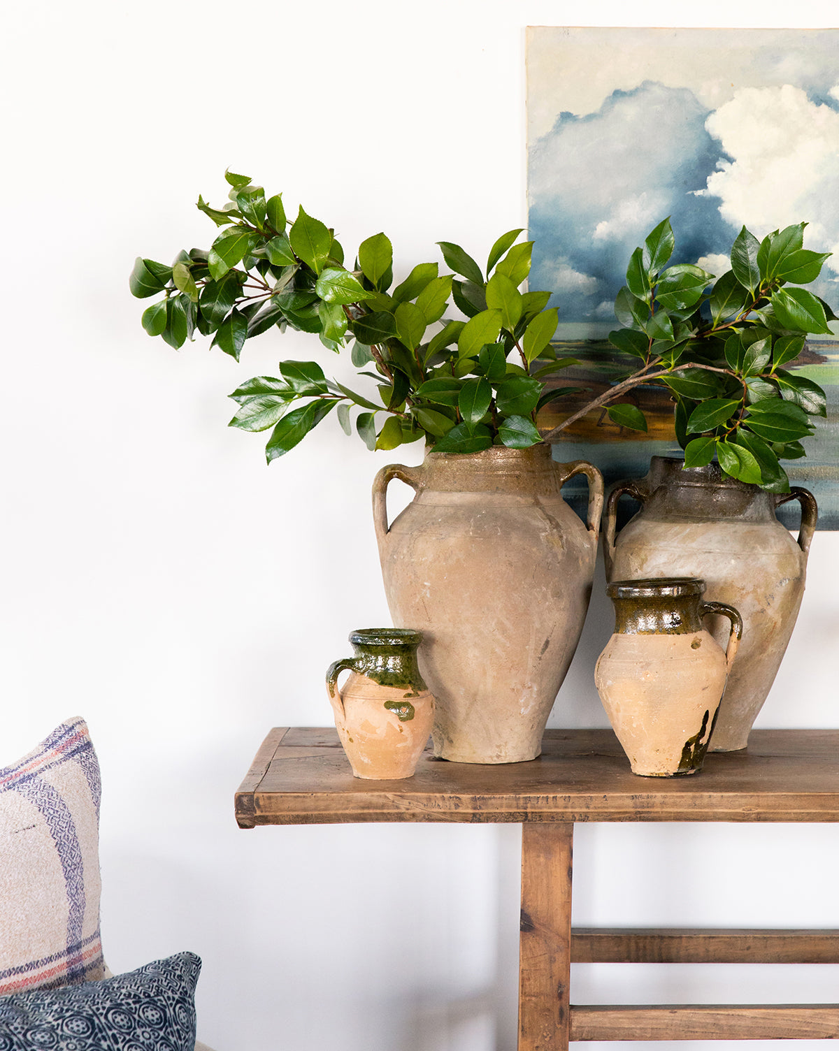 Olive Dipped Vase